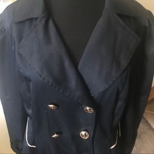 Lightweight Navy double breasted jacket